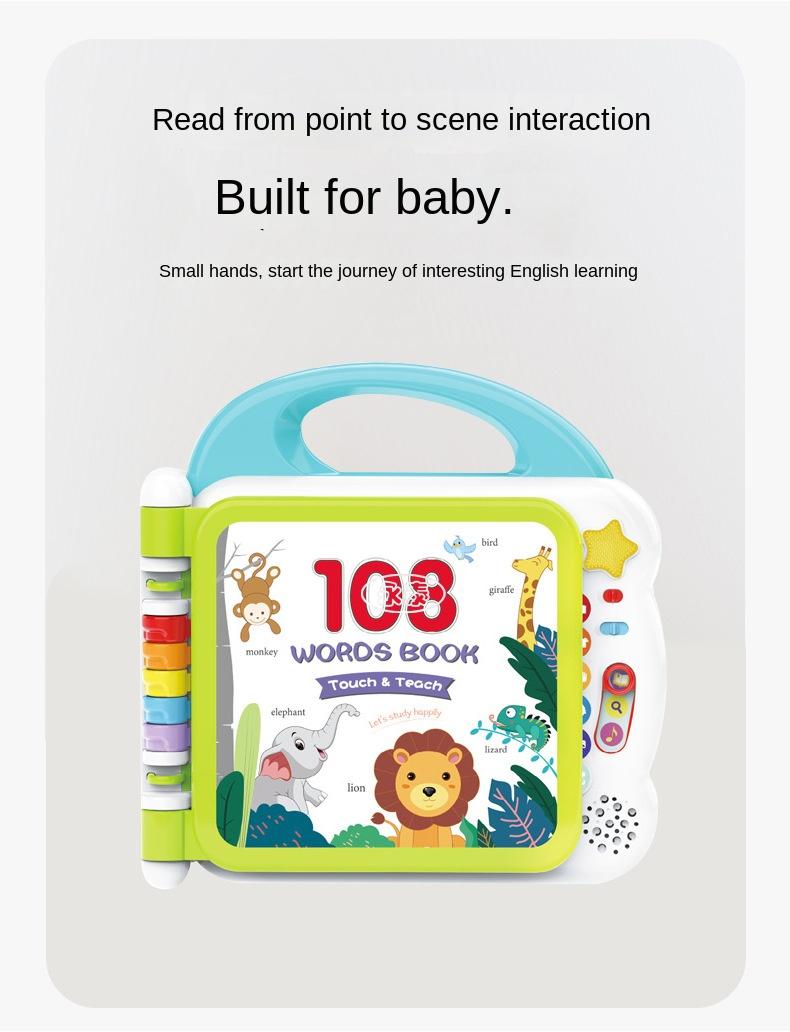Product Introduction of English Reading Machine Enlightenment Book Baby Toys Early Learning Machine Baby and Infant Toys 1