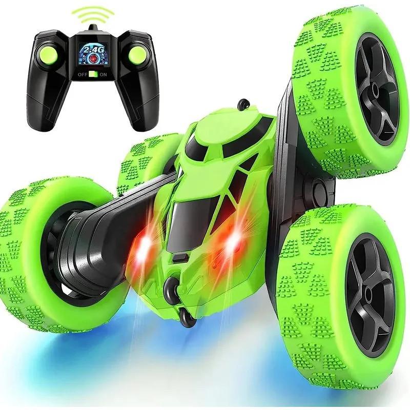RC Stunt Car Children Double Sided Flip 2.4G Remote Control 360 ...