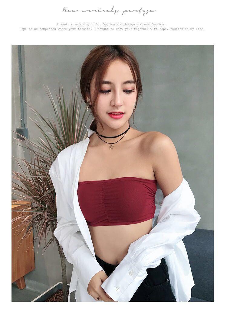 Product Introduction of Strapless Push up Anti-Slip Girl's Underwear Thin Student Tube Top Tube Top Anti-Slip Backless Bra Internet Hot 23