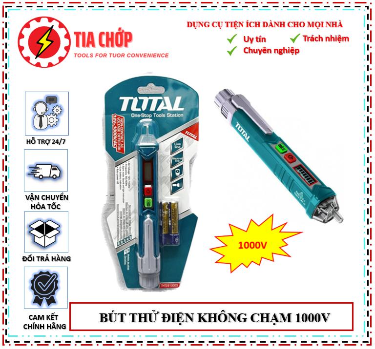Bút dò điện áp không tiếp xúc trực tiếp AC Total THT2910003 1000V Vít thử điện cao cấp bộ dò