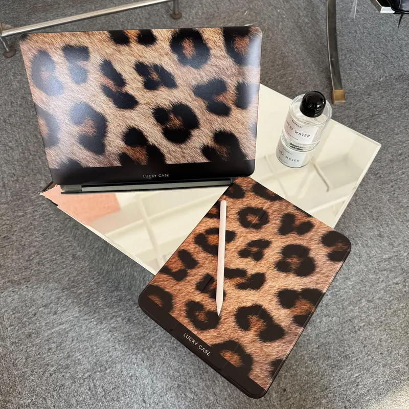 Fashion Leopard-pattern Tablet Case, 1 Count Soft TPU Tablet Protective Cover, Tablet Protector for iPad Air 4/5 9/8/7th M2 M4 2018/2019/2020/2021/2022/2023/2024 7