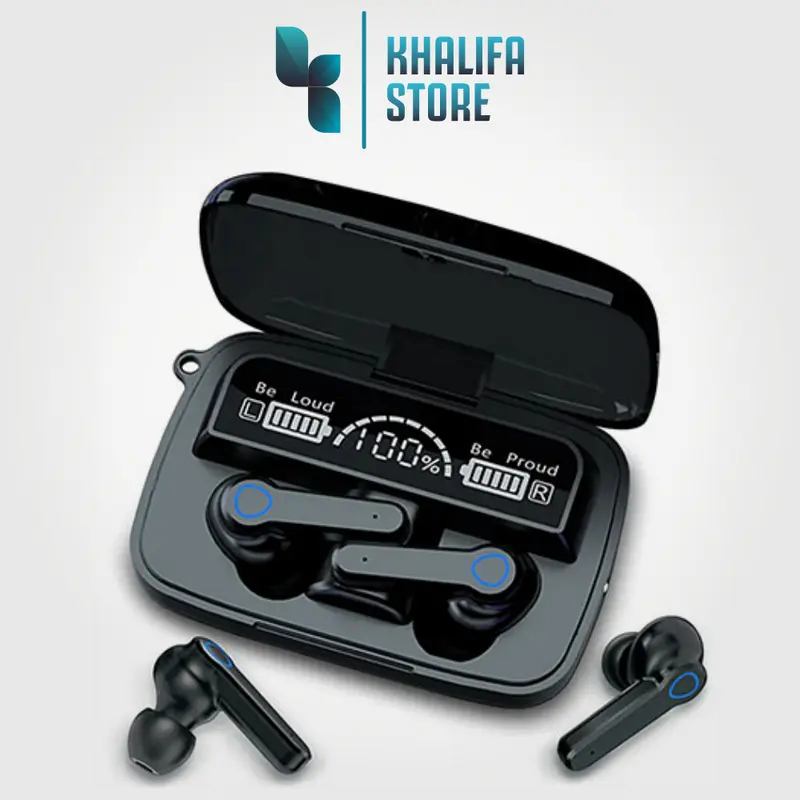 Headset Bluetooth TWS Pro Gaming LED Powerbank Headphone 3