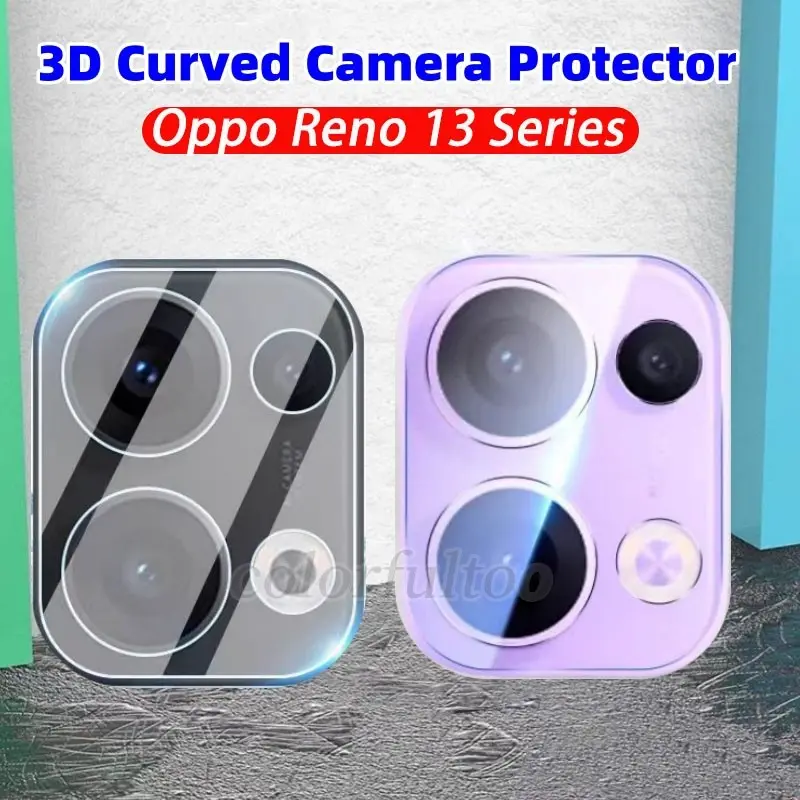 Phim Bảo Vệ Camera Oppo Reno 13 5G, Dành Cho Oppo Reno 13 Pro Và 13Pro, Reno13 5G, 3D Cong, HD Bao Phủ Toàn Bộ, Kính Cường Lực Bảo Vệ Màn Hình, Phim Ống Kính Sau
