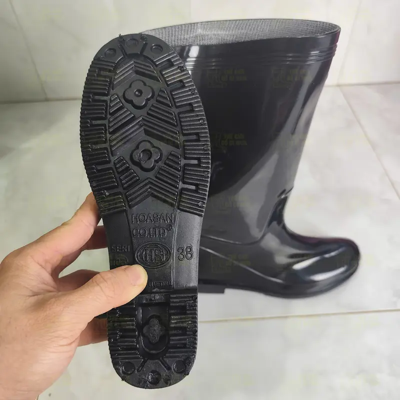 [Ủng Nữ] Ủng Đi Mưa - Ủng Lội Nước, Làm Ruộng Chất Liệu Nhựa PVC Có Lót Vải Bên Trong 4