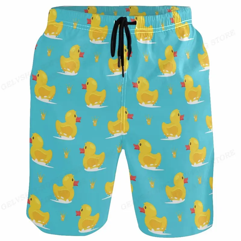Duck Board Short Kids Beach Shorts Men's Swimming Trunks Masculina Casual Shorts Boy Sports Briefs Swimwear Trunk Quick Dry Pant 8
