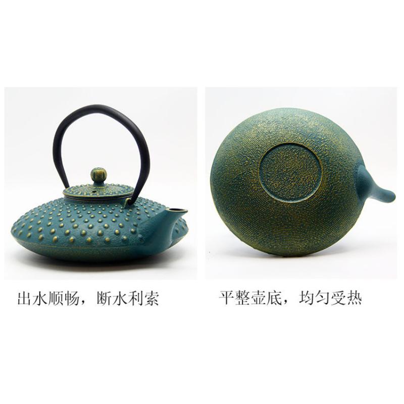 Product Introduction of Nordic Style Colored Boiled Water And Boiled Tea Brewed Teapot Cast Iron Kettle Decoration Living Room Home Handmade Creative Tea Set Decoration 24