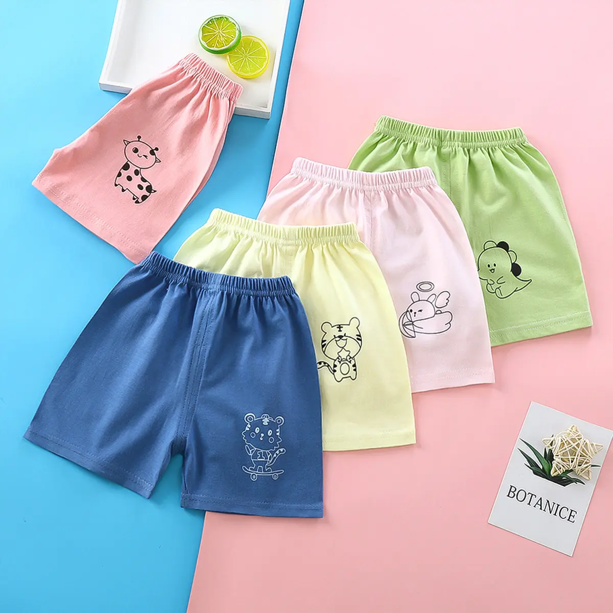 Children's Shorts, Boys' Cotton Summer Crawler,