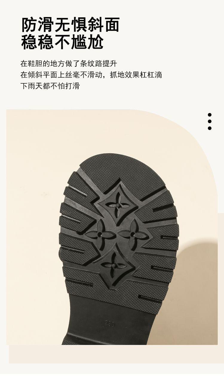 Product Introduction of Genuine Leather Loafers for Women 2024 Spring and Autumn New Soft Sole Thick Sole Lace-up Retro Single Shoes Versatile British JK Small Leather Shoes Women 13