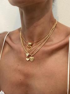 Women's Boho Style Heart Design  Necklace, Fashion Jewelry for Party, Daily Clothing Decor, Trendy All-match & Exquisite Jewelry for Birthday Gift