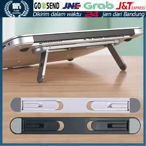 Dudukan Laptop Stand Holder Dudukan Penyangga Laptop Slim Bisa Dilipat / Braket Stand Holder Laptop Lipat