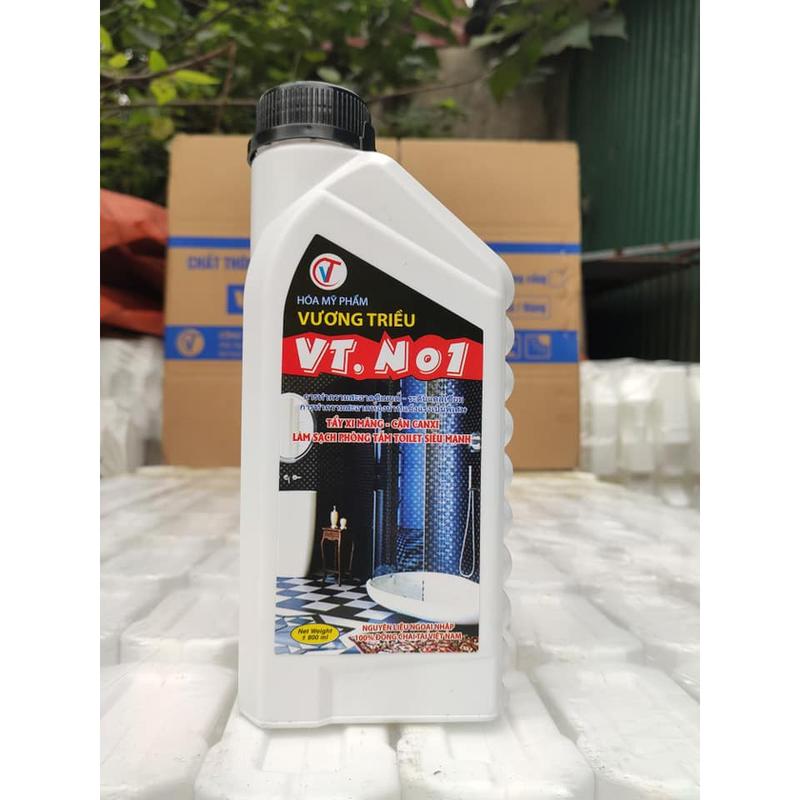 3 Chai Tẩy Xi Măng Cặn Canxi Làm Sạch Phòng Tắm Toilet Siêu Mạnh Hoá Mỹ Phẩm Vương Triều (800ml/chai * 3 chai)