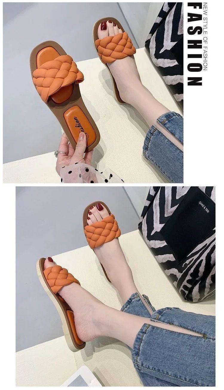 Product Introduction of Dép Đế Dày Chống Trượt, Dành Cho Nữ, Dép Quai Bệt Một Quai, Dép Dễ Phối Đồ Đi Biển Và Ngoài Trời, Hàng Mới Về Mùa Hè 2024 DéP Shoes GiàY 7