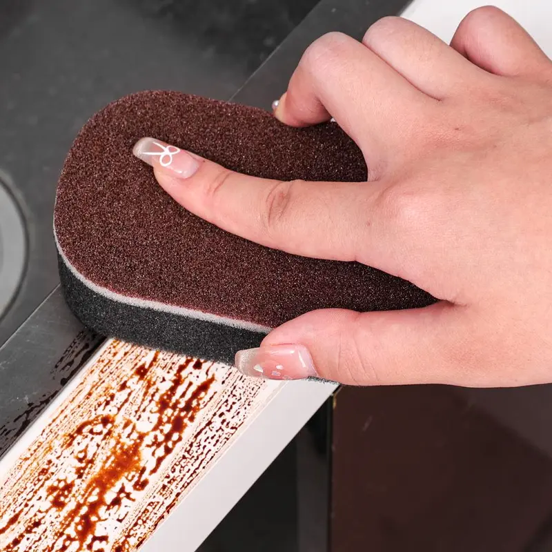 Miếng Cọ Rửa Nhà Bếp Nhám, Bộ 5 Cái, Chà Ma Thuật, Bọt Biển Nồi Bát, Nồi Dày, Loại Bỏ Vết Dầu, Thích Hợp Để Rửa Chén, Cụ Thể 1
