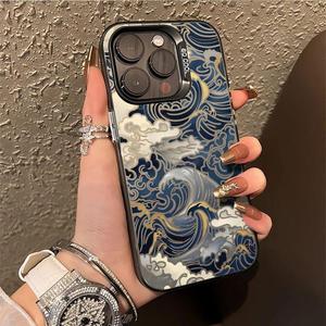 Ukiyo-e Wave Compatible Apple 16 Pro Phone Case iPhone 15 Niche 14 Pro Max/13/12/11