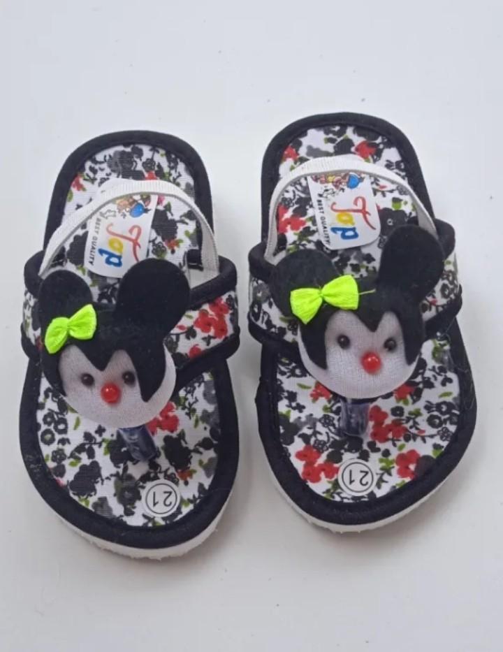SANDAL BABY BUNYI BONEKA.SANDAL BABY BUNGGA TERBARU TERMURAH sandal anak bunyi cit-cit
