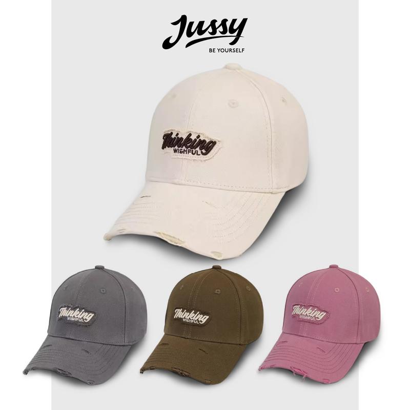 Mũ Lưỡi Trai Rách Thinking Jussy Official Mũ Nam Nữ Unisex Vải Kaki Cao Cấp Form Cứng Thời Trang Phong Cách Hàn Quốc Cao Su Hat Hoa Nón