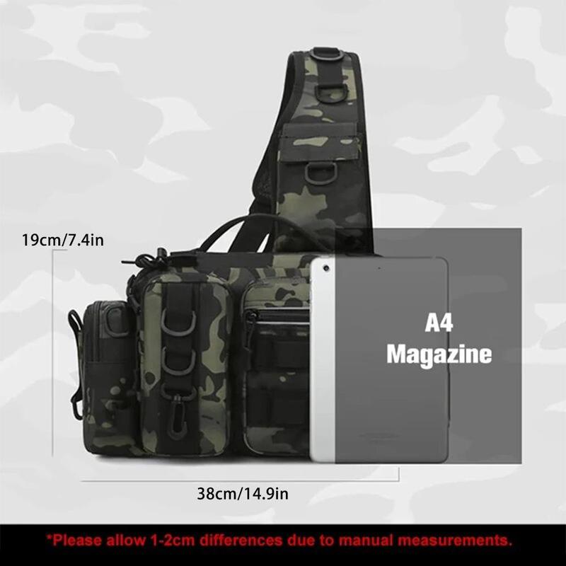 Product Introduction of Outdoor Multifunctional Fishing Bag, Large Capacity Tackle Storage Bag, Fishing Gear Storage Bag, Fishing Accessories Bag 6