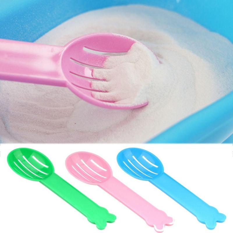 Hamster Sand Scoop, Mini Plastic Small Animal Litter Shovel, Random Color Hamster Bathroom Cleaning Shovel Pet Bath Spoon Hamster Shovel For Guinea Pig Hedgehogs 3