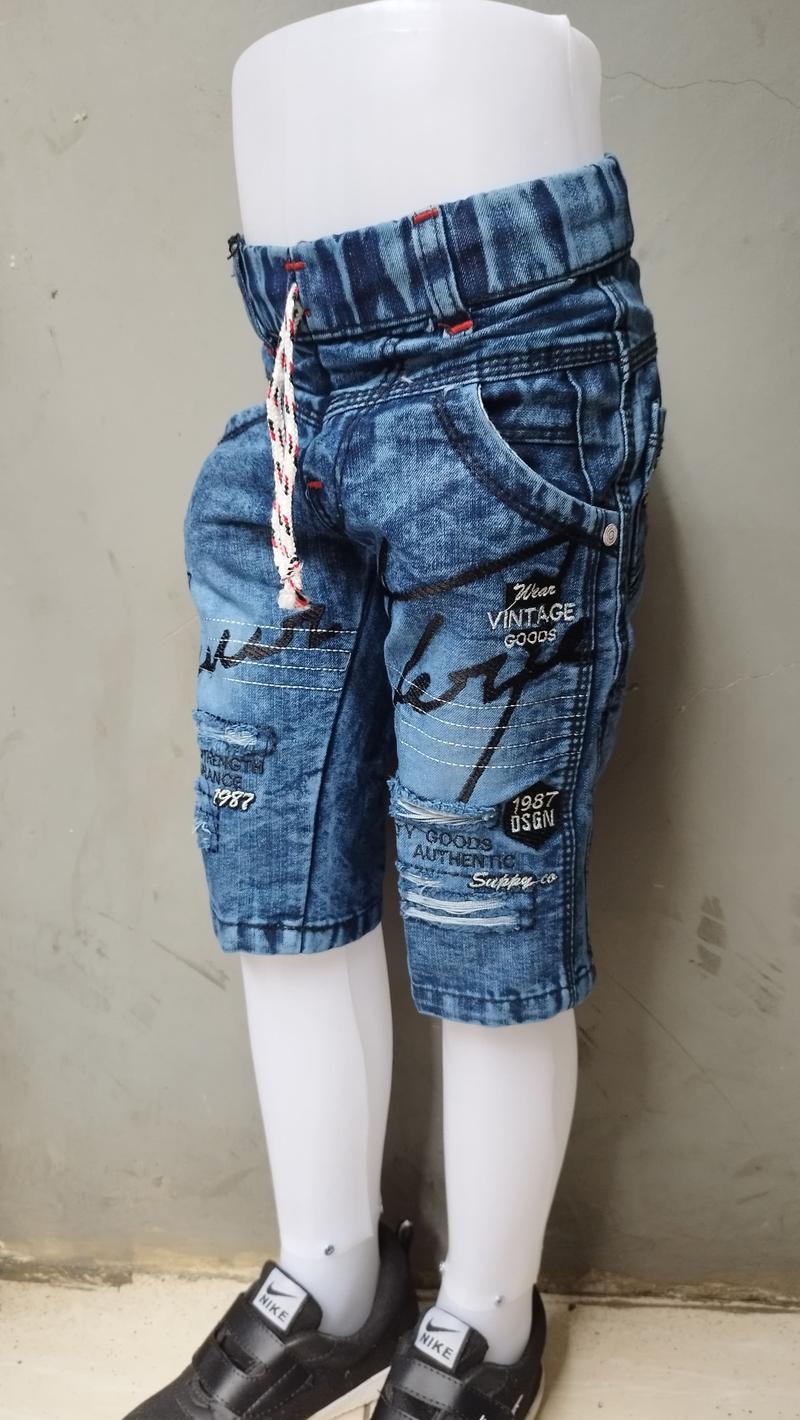 Product Introduction of Celana pendek jeans anak laki2 usia 1-12 tahun motif bordir anak cowok keren dan modis 33
