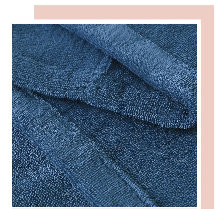 Product Introduction of Robe Hotel Absorbent Bathrobe  Nightgown Terry Material Simple Yukata Beauty Salon Robe Nightwear New Autumn 6