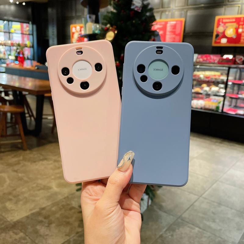 Product Introduction of Suitable for Mate60 Fine Hole Frosted TPU Straight Nova12 Protective Case Huawei Pura70 Silicone Phone Case Cellphone Protector Protection Smartphone 8