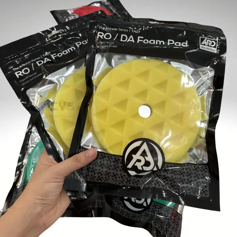Phớt Đánh Bóng Cao Cấp, Phớt Ô Tô AN RIDDLE 3 Bước Riêng Biệt Cao Cấp 5 inch Phụ Kiện polishing 5