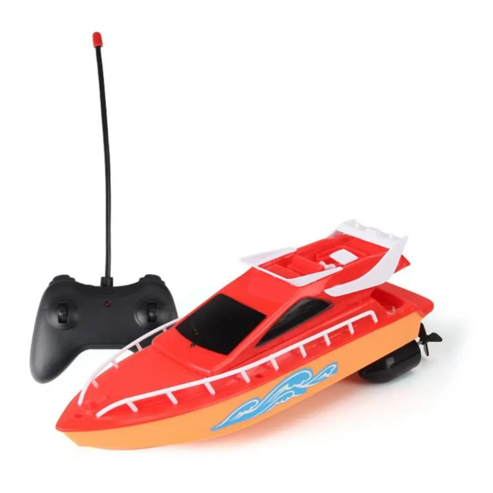 Birthday Gift High Speed Remote Control Speedboat Water Play Strong Power Electronic Boat Plsatic Wireless RC Boat Children Gifts