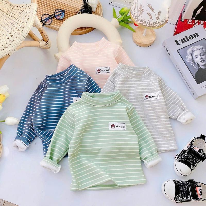 Áo nỉ bông dành cho bé trai Và bé gái từ 6kg-18kg mặc mùa đông , cổ cao 3 phân giữ ấm cho bé , mềm mịn thấm hút mồ hôi philipp plein