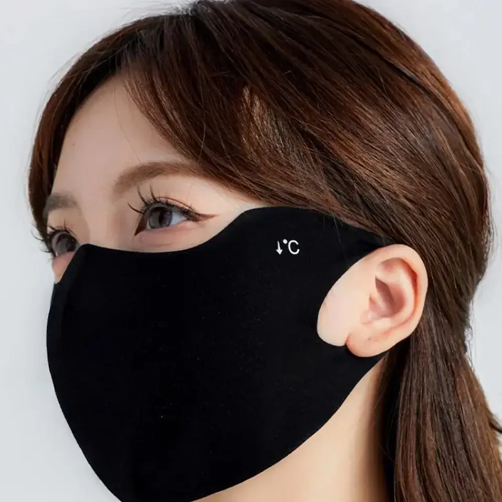 Mặt Nạ Lụa Lạnh Có Thể Tái Sử Dụng, Chống Bụi, Mặt Nạ, Thích Hợp Cho Các Hoạt Động Ngoài Trời Mùa Hè, Chống Tia UV, Thoáng Khí, Dành Cho Người Lớn Và Trẻ Em, Hàng Mới Về