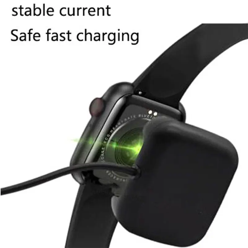 Kabel USB Charger Casan  Watch fits with HW19 HW22 2 PIN Smartwatch Jam Docking Cable Dock Charger 3