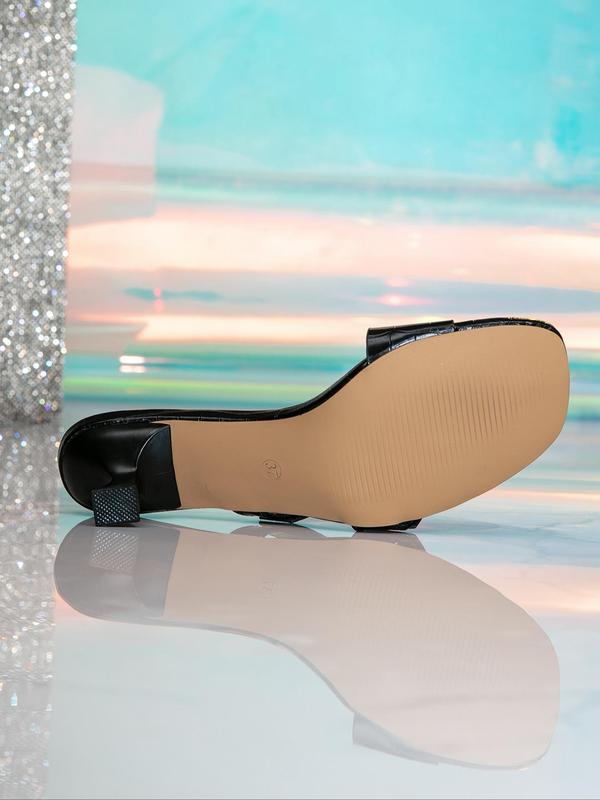 Women's Fashionable Plain Color High Heel Sandals, Elegant Open Toe Sandals for Summer, Lightweight Breathable Comfortable Shoes for Daily Wear 5