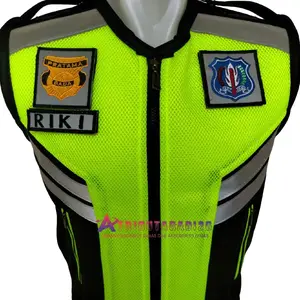 rompi security terbaru/rompi security jala tebal Bordir Pria Hitam