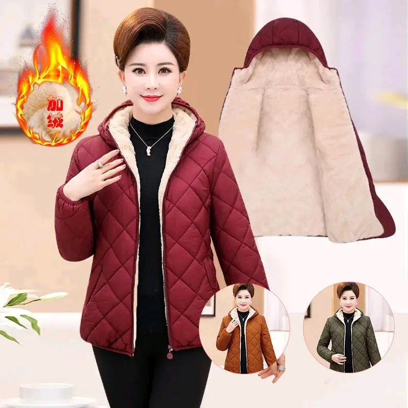 Jaket Winter Wanita/Jaket Tebal/Jaket Hangat/Pashion bulu Wanita Casual Lembut
