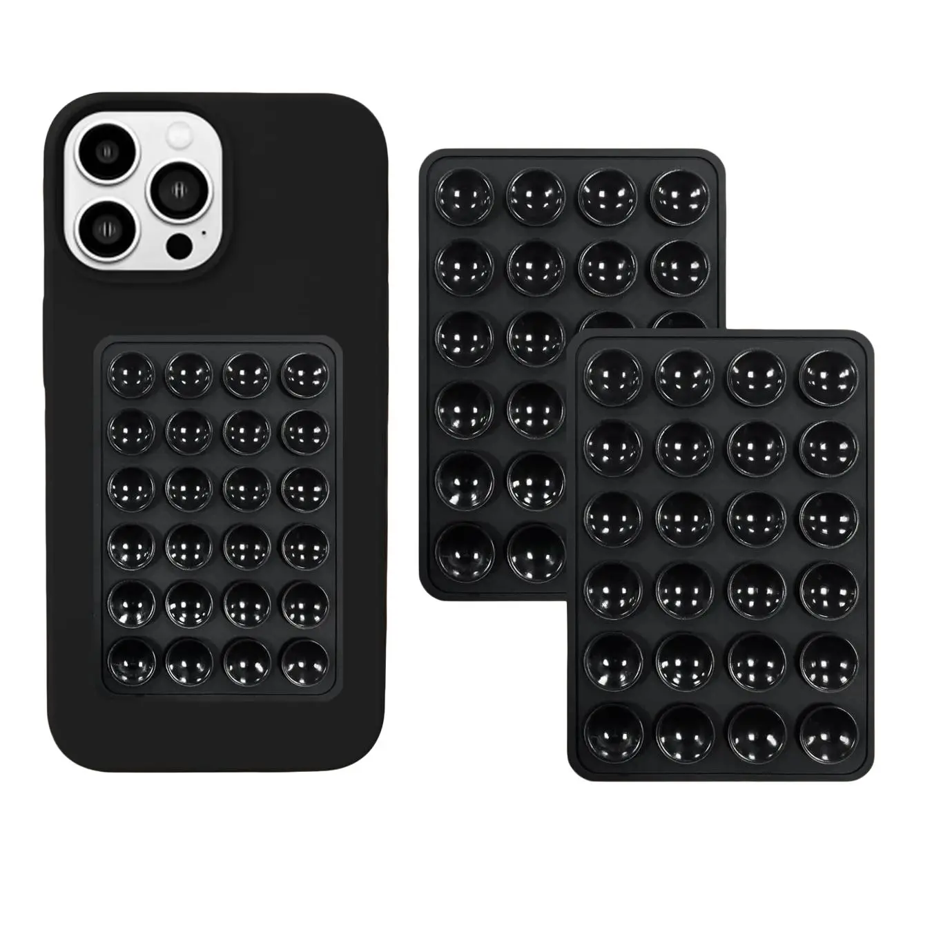 Suction Phone Holder, Silicone Suction Cup Smartphone Mount, Phone Accessories Holder for Selfies and Videos, Non-slip Suction Cup Cellphone Stand, Holiday Essentials, Shower Phone Holder