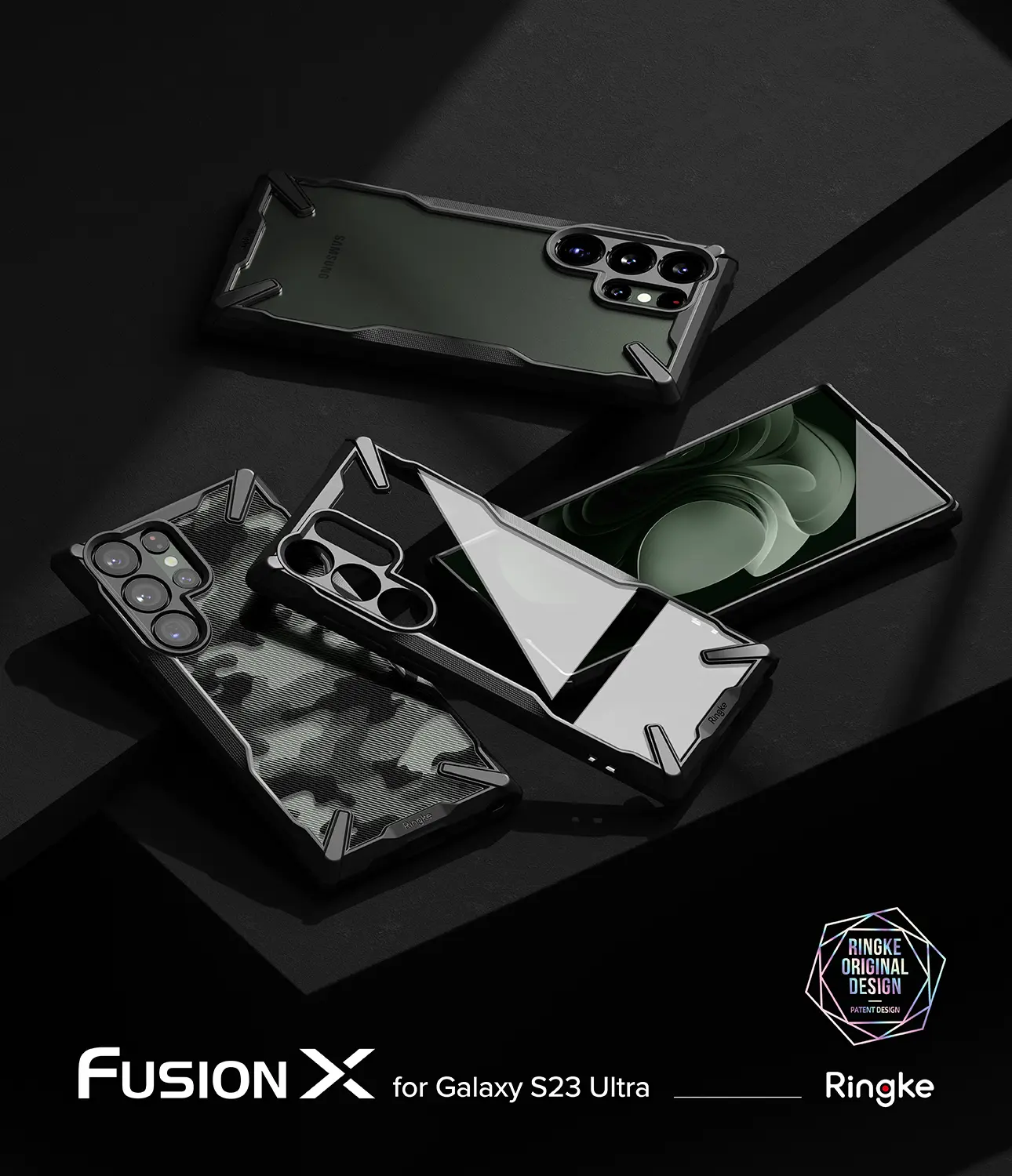 Case Ringke Fusion X Galaxy S23 Ultra S23 Plus S23 S22 S21 S20 Series Casing Anti Crack
