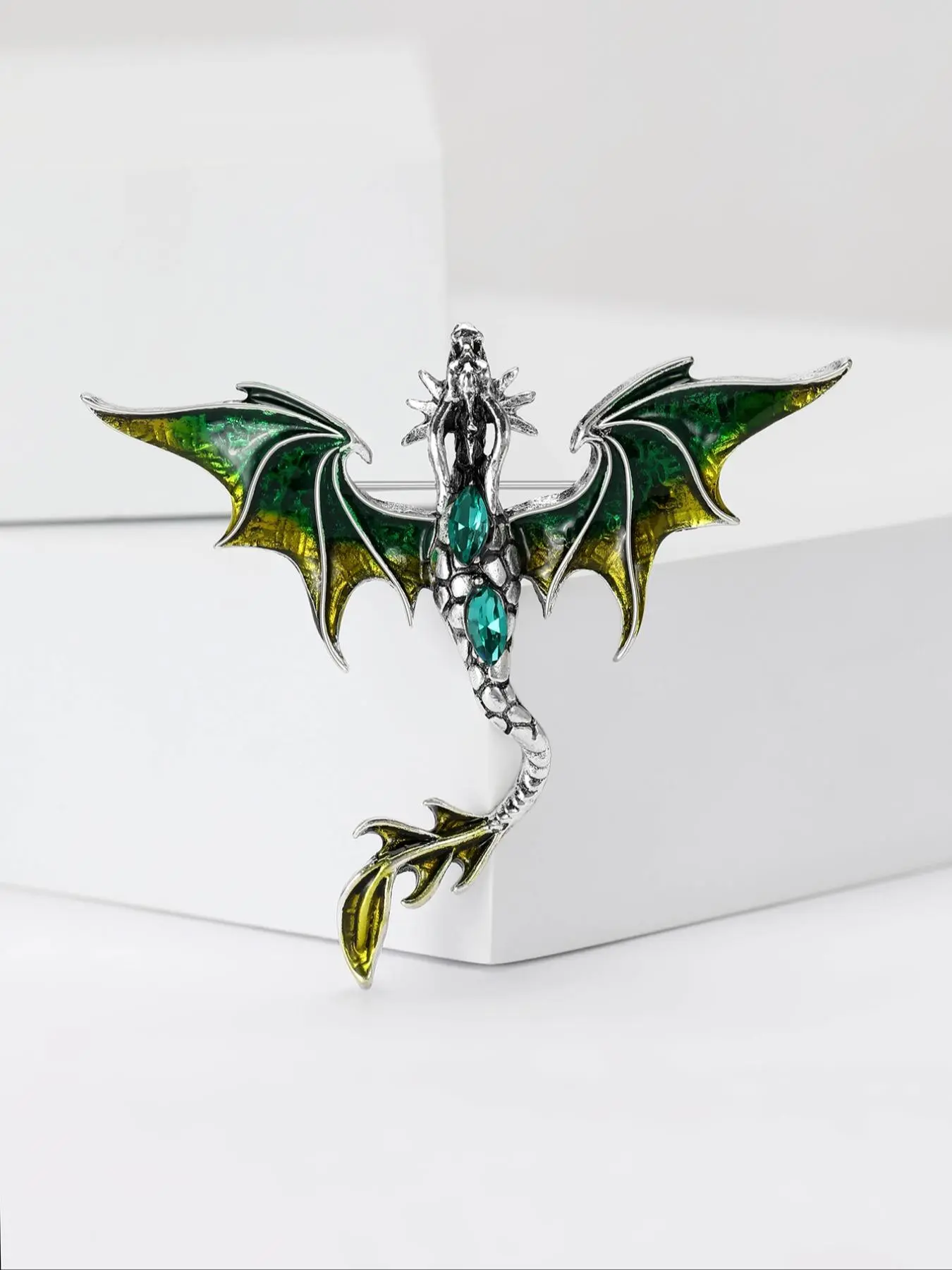 Fashion Dragon Design Brooch, Cute Animal Themed Brooch for Women & Men, Enamel Pin Suitable Jewelry for Backpacks, Jeans, Scarves, Hats Decoration