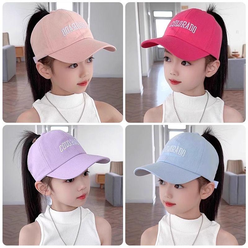 Mũ Bóng Chày Cho Trẻ Em Chống Nắng Toàn Diện Mũ Đuôi Ngựa Mùa Hè Mũ lưỡi Trai Mặt Cho Bé Gái Hợp Xu hướng Mũ Chống Nắng Cho Bé Mũ Mỏ Vịt Thích Hợp Cho Cha Mẹ-Con Cái cái nơ ở đùi mai mũ cối đen 