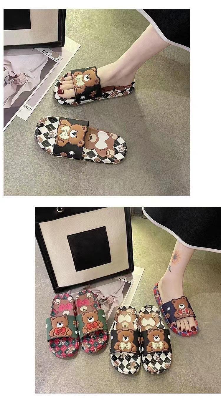 Product Introduction of Summer super comfortable cool slippers for women wearing cartoon cute girls, student nurses, outdoor home, indoor bathroom slippers 3