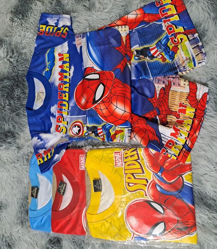 đồ bộ cho bé trai- combo 3 bộ siêu nhân bay ,3 màu. 6