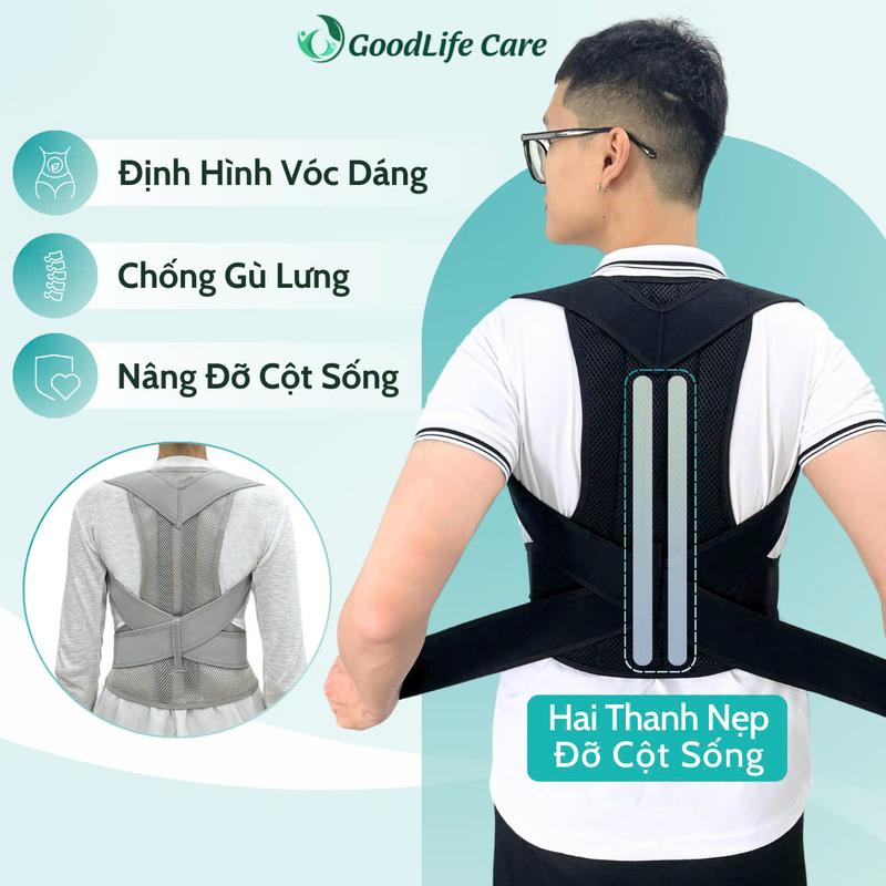 Đai Chống Gù Lưng Hỗ Trợ Cột Sống Nam Nữ (Mã FULLBACK), Đai Chống Gù Có Nẹp Trợ Lực Đủ Size Cho Người Lớn, Đai Định Hình Chống Gù Lưng Nam Nữ, Đai Lưng Chống Gù, Đai Nịt Lưng Tập Gym, Chống Gù Lưng, Chỉnh Dáng, Chống Cong Vẹo Cột Sống