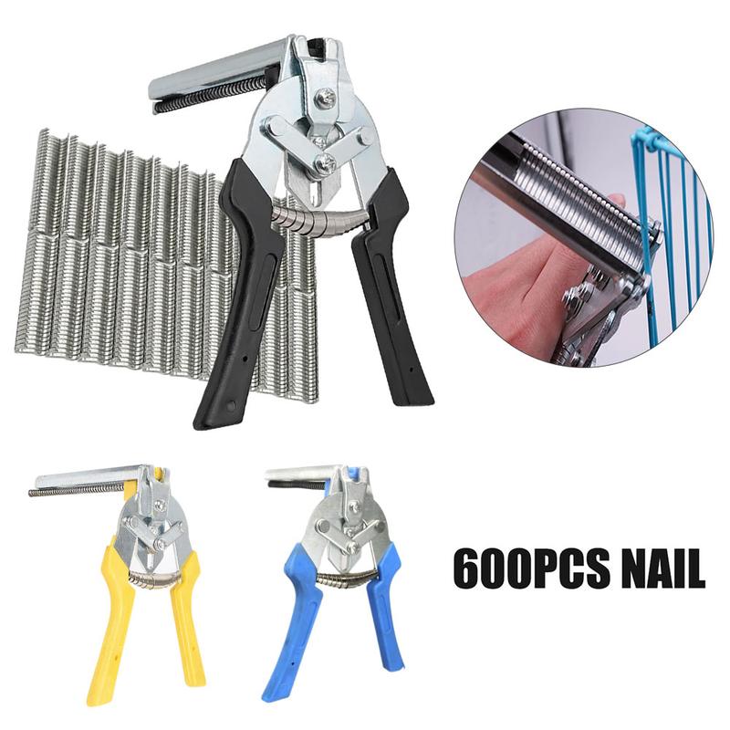 Kìm ràng buộc lồng, Boutique xuyên biên giới, Vòng Khóa móng tay hình chữ M, Thích hợp cho lồng gà, lồng thỏ và lồng Chim bồ câu, Kẹp lồng, Kìm ràng buộc lồng, Kìm móng tay M