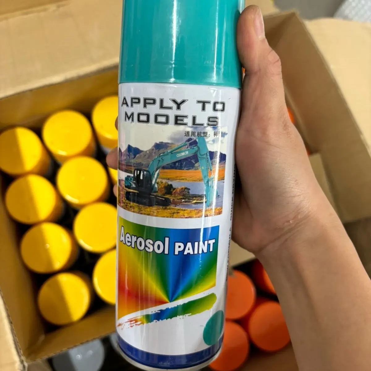 Sơn KOLBECO SK màu xanh sơn máy xúc KOLBECO