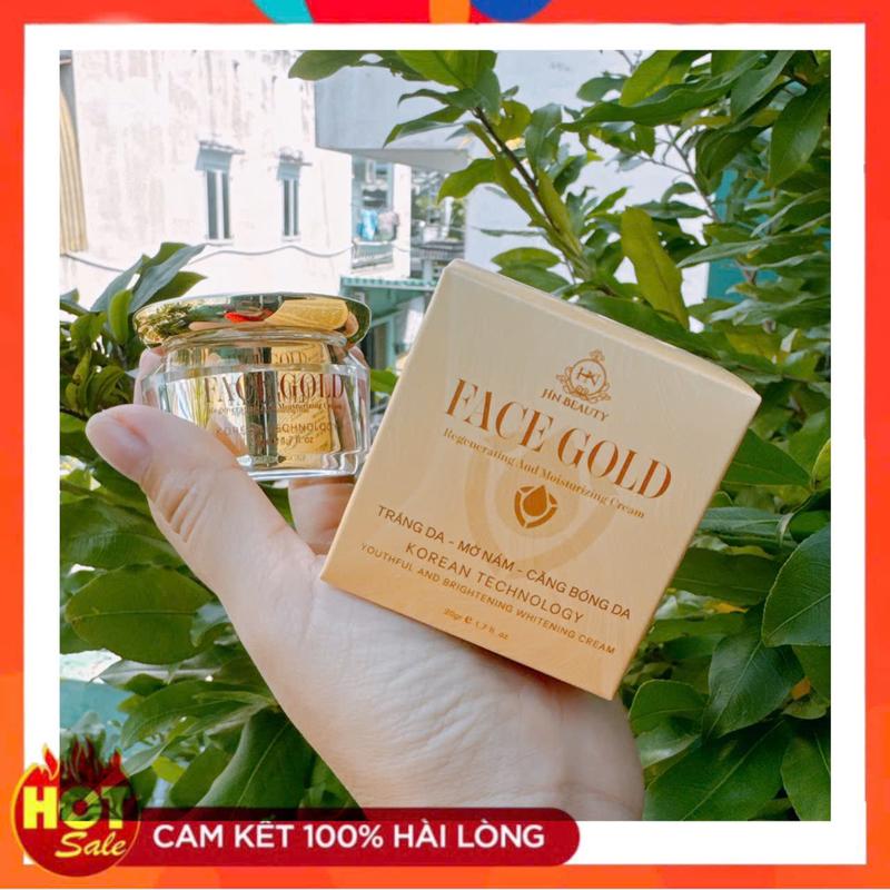  Kem Face Gold Hỗ Trợ Trắng Dưỡng Sáng Nám Cải thiện làn da 20Gram - Hồng Nhiên Shop 