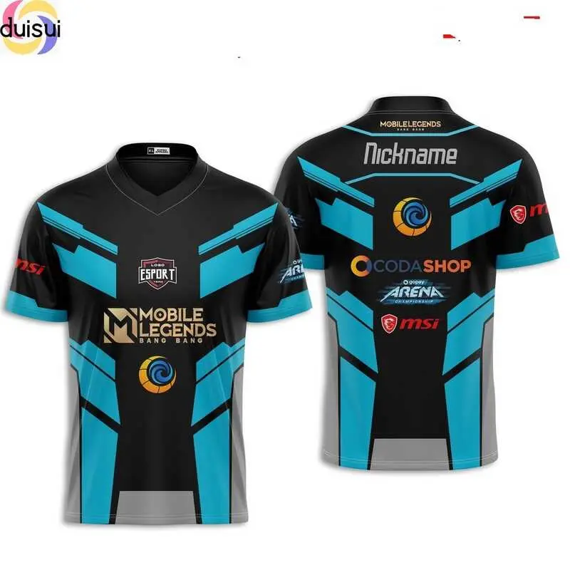 Jersey GAME MOBILE LEGENDS ML CODA ESPORT GANG USTOM And NICKNAME Women's T-Shirt