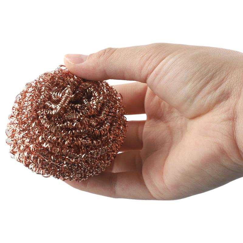 10PCS Copper Metal-Wire Sponge Ball Iron Tip Nozzle Cleaner Slag Remover Cleaning Ball Desoldering Soldering Iron Mesh Filter 2
