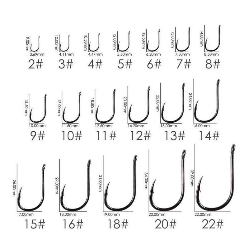 Lưỡi Câu Cá, Cá Chép Vòng Tròn, Kích Thước 2-22, Lưỡi Câu Nhật Bản, Lưỡi Câu Cá, Lưỡi Câu Cá Jig Đơn, Dụng Cụ 4