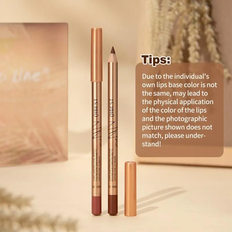 Long Lasting Lip Liners, Summer Makeup, 12pcs/set Tinted Lip Liners, Easy Coloring Lip Liner Pens, Moisturizing Matt Finish Lip Liners 3
