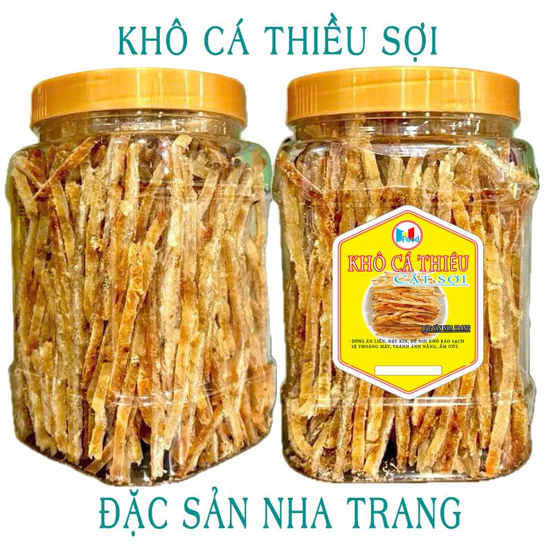  Hũ  500G Khô Cá Thiều Cắt Sợi Tẩm Gia Vị Ăn Liền 