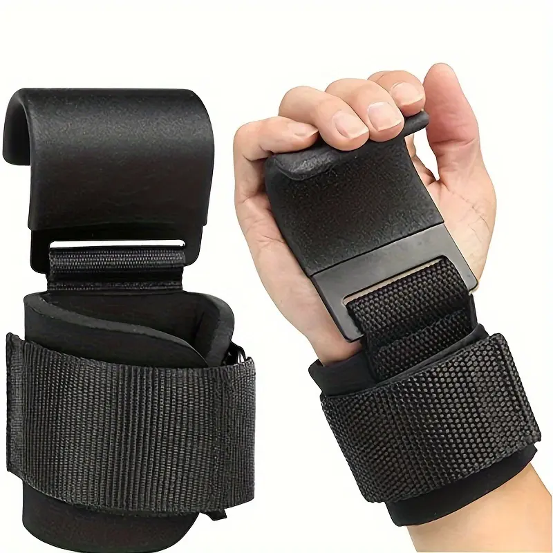Dây Đeo Cổ Tay Tập Luyện Luyện, 2 Chiếc, Có Móc, Thích Hợp Cho Thể Dục Ngồi Xổm, Cử Tạ, Kéo Lên, Tập Luyện Sức Mạnh Sport Quấn Cổ Tay Đeo Tay Tập Thể Dục 0
