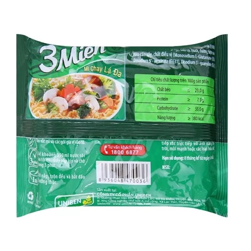 Product Introduction of GÓI MỲ CHAY LÁ ĐA 3 MIỀN GÓI 65G 2
